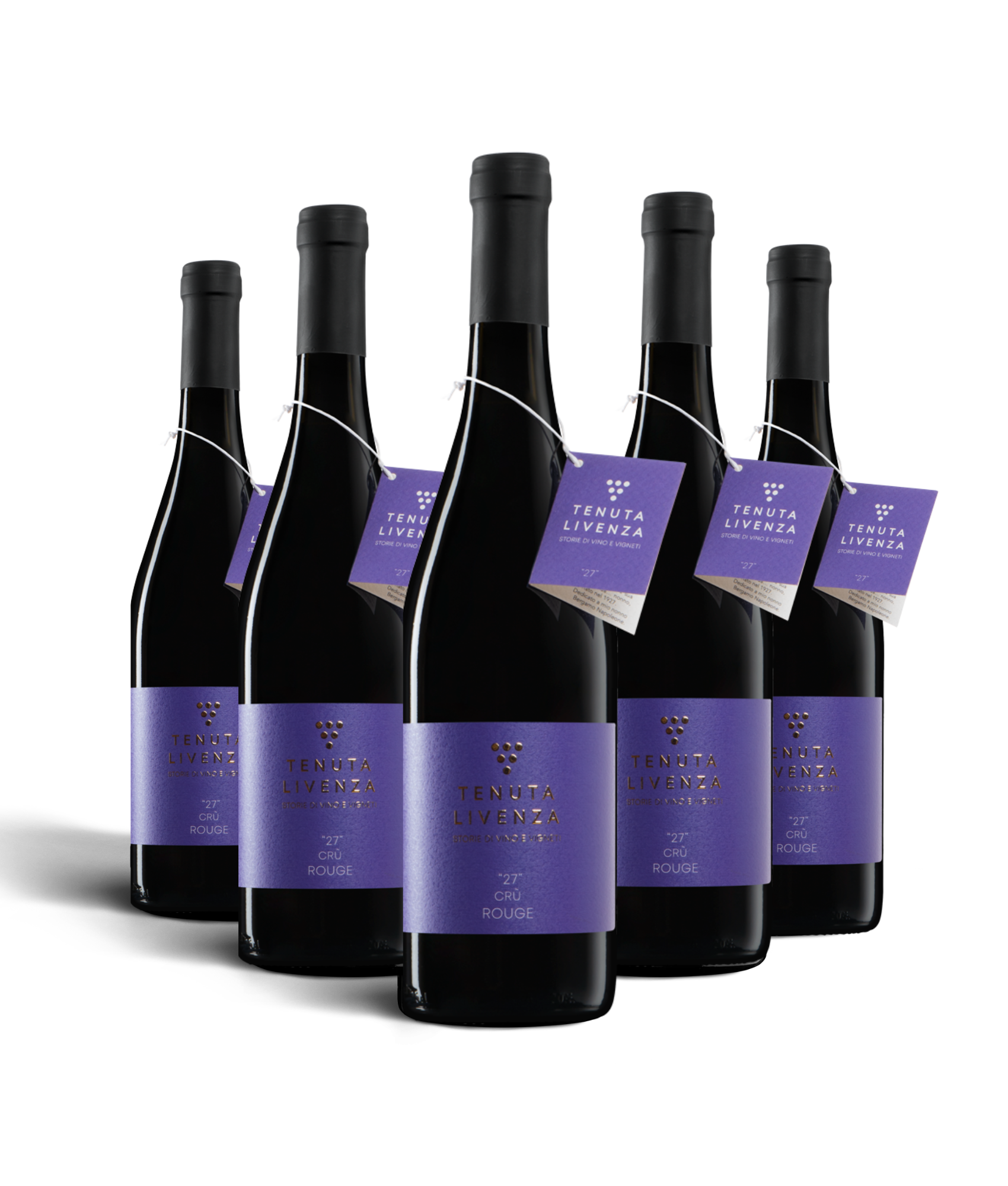 "27" CRU' ROUGE ROSSO IGT VENETO - 6 BOTTIGLIE bergamovini