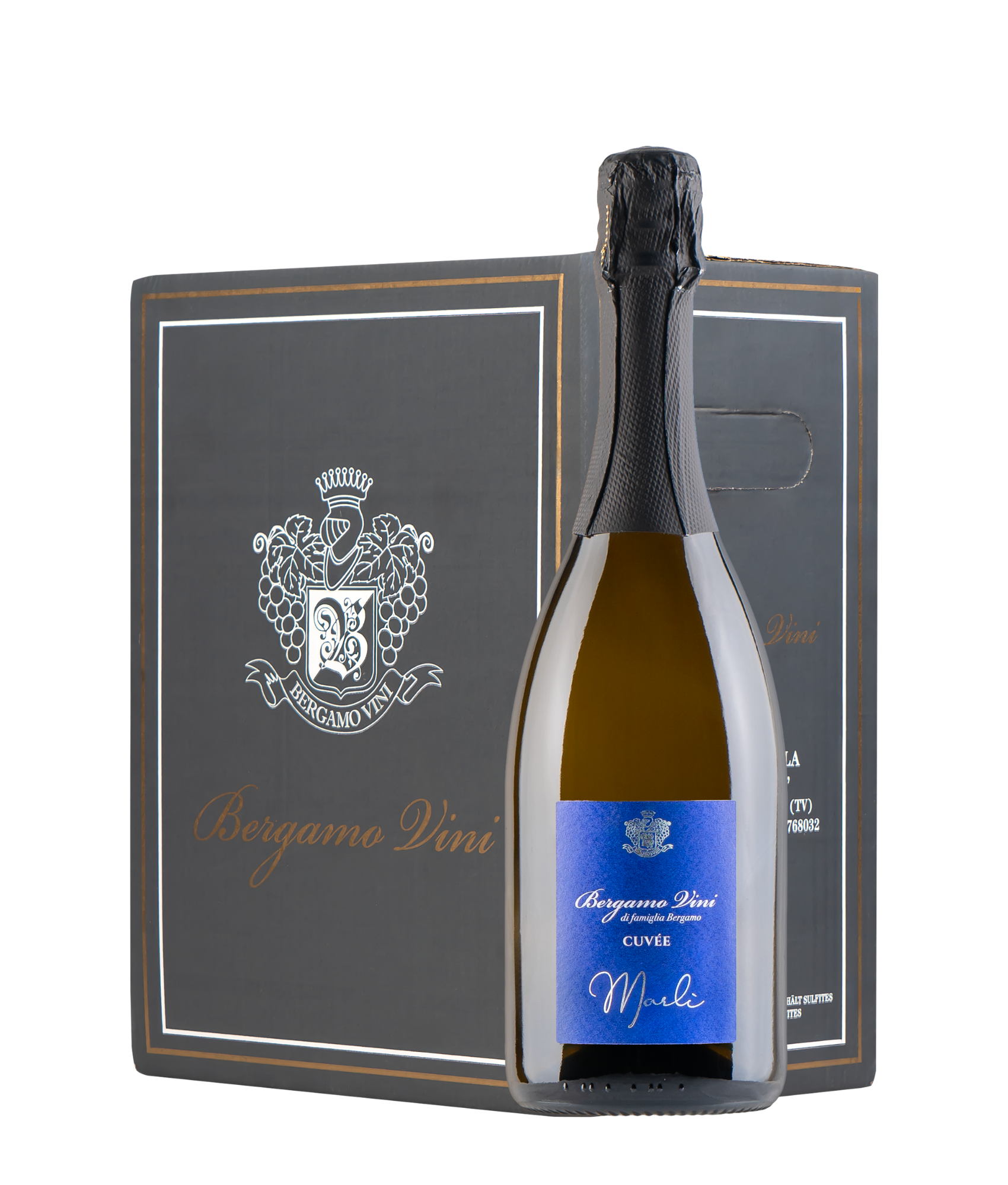 Spumante Cuveè Marlì Extra Dry Millesimato - 6 BOTTIGLIE bergamovini